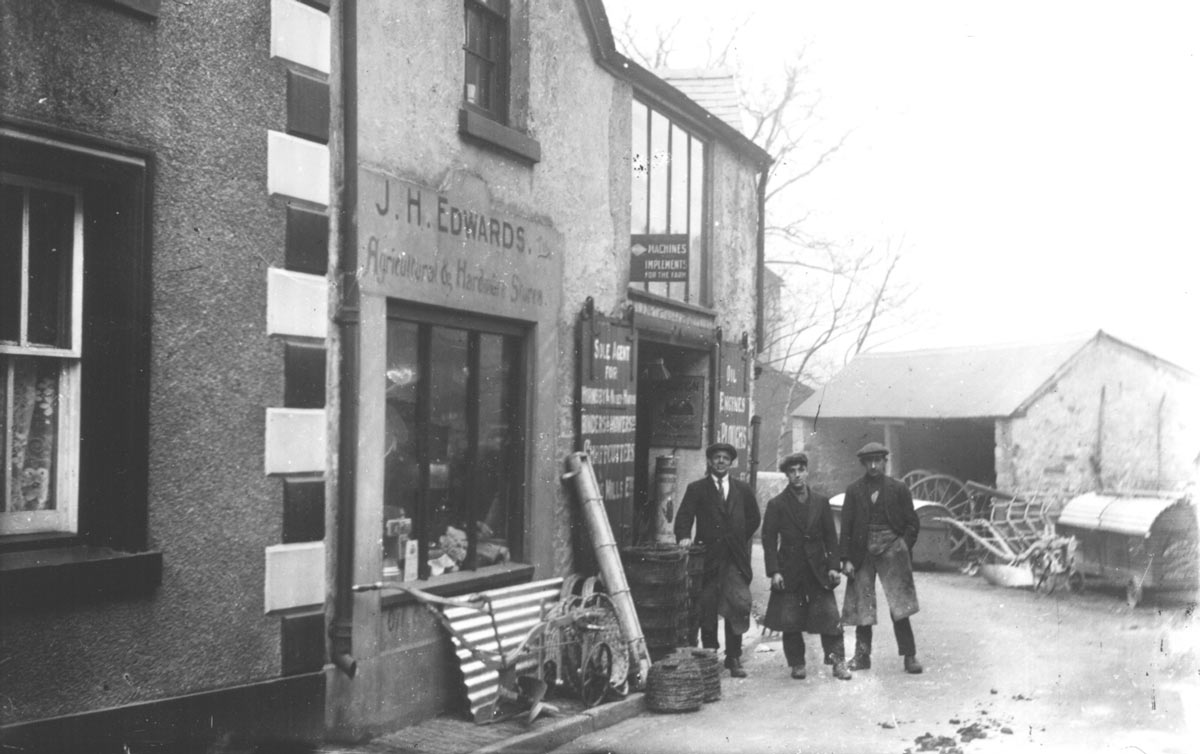 J.H. Edwards hardware store on Dee Lane
