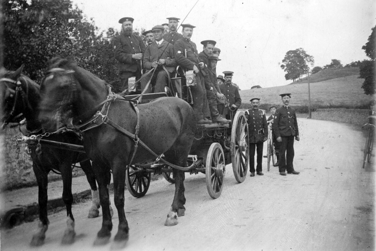 Llangollen fire brigade - 1902