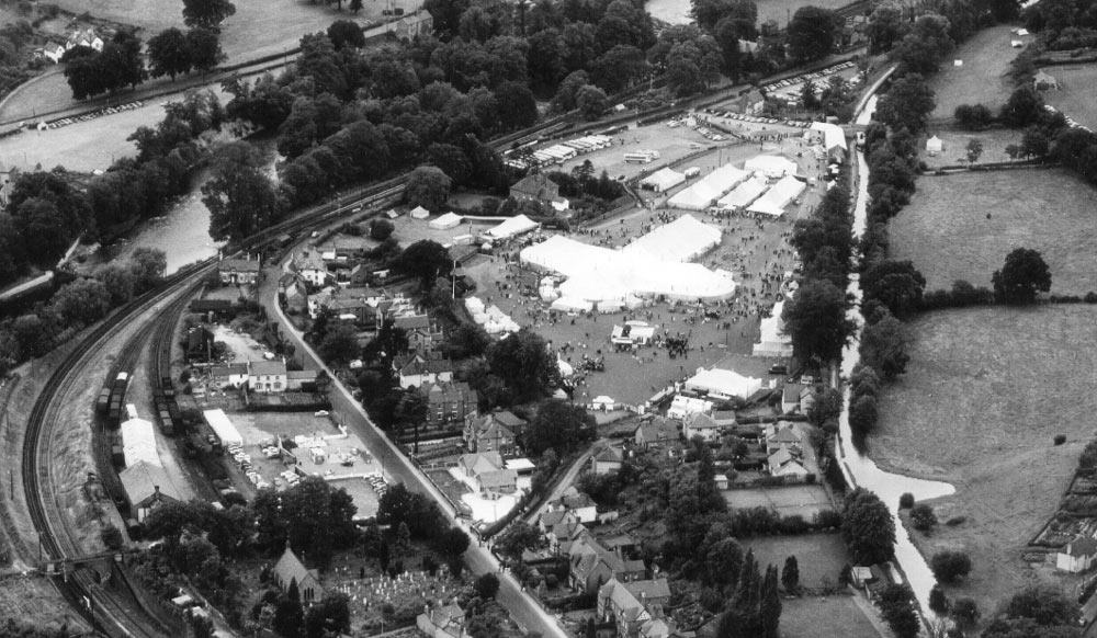 Aerial view - Eisteddfod 1957